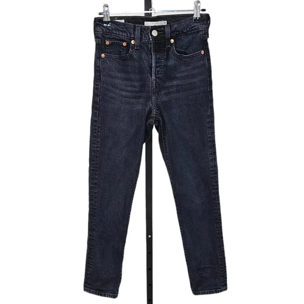 Levi's Womens Wedgie Jeans Fade Wash High Rise  Button Fly Size 23